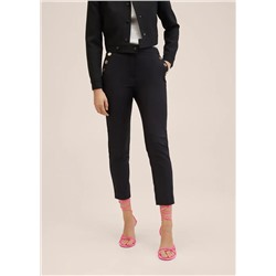 Pantalón crop botones -  Mujer | MANGO OUTLET Melilla