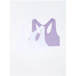PACK OF 2 SEAMLESS TOPS