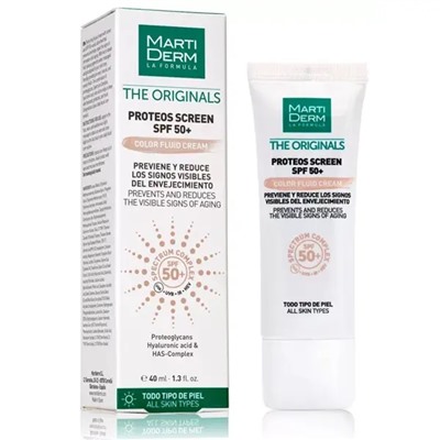 MartiDerm The Originals Proteos Sreen Color Fluid Crema SPF50+ 40 ml