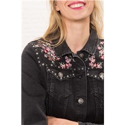 Chaqueta vaquera Negro