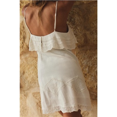 EMBROIDERED SHORT DRESS