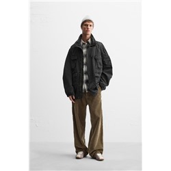 ABRIGO DENIM BOLSILLOS