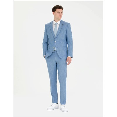 Açık Mavi Ex. Slim Fit Takım Elbise
