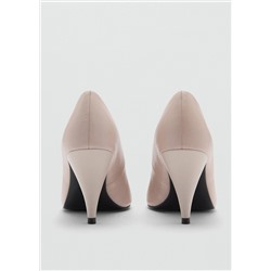 Zapato piel tacón embudo