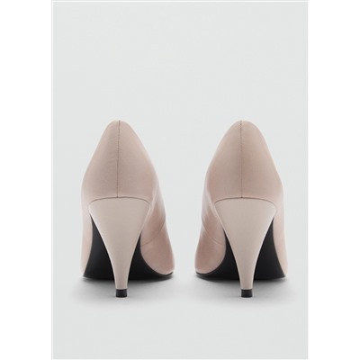 Zapato piel tacón embudo