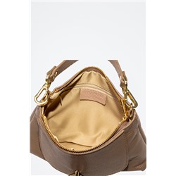 Bandolera de piel Arvier - Beige