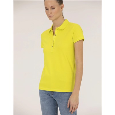 Yeşil Slim Fit Polo Yaka Basic Tişört
