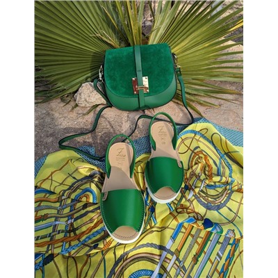 AB.Zapatos · 3202 encina+Pelle 2704 verde+палантин Martina HYL (100) amarillo