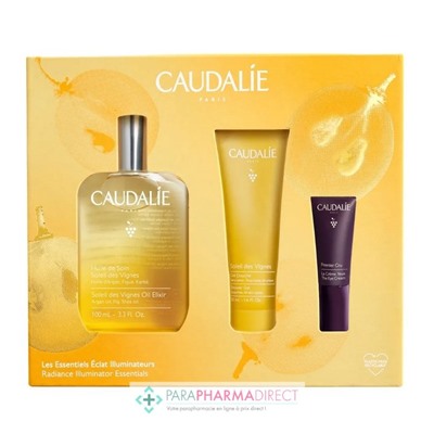 Caudalie Soleil des Vignes - Coffret Noël "Les Essentiels Éclat Illuminateurs"