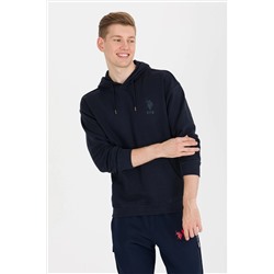 Erkek Lacivert Kapüşonlu Comfort Sweatshirt