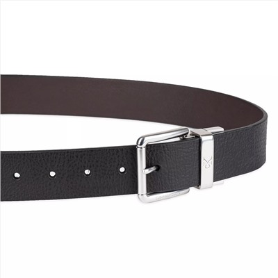 Pebbled Leather Reversible Jean Belt
