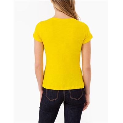 SCOOP NECK T-SHIRT