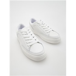 Leder-Turnschuhe