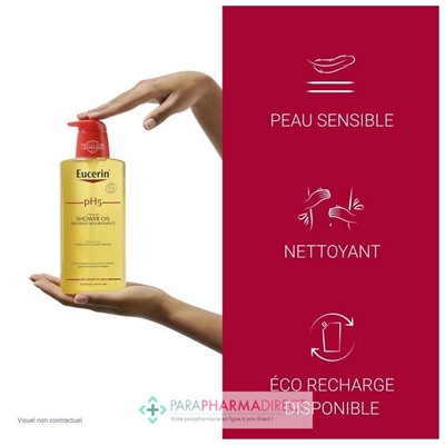 Eucerin pH5 Huile de Douche Peau Sèche et Sensible 400ml