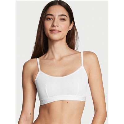 VICTORIA'S SECRET Logo Cotton Scoop Bralette