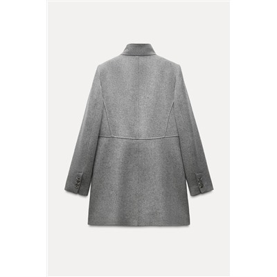 WOOL DOUBLE-BREASTED COAT