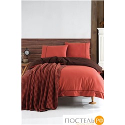 PB-1510-M Плед + КПБ Ecosse Ranforce STYLISH - TERRACOTTA