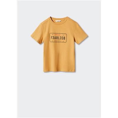 Camiseta algodón estampada -  Niño | MANGO OUTLET España