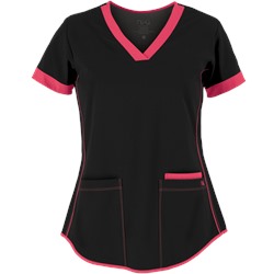 Barco NRG Scrubs STRETCH Modern Fit 3 Pocket Top