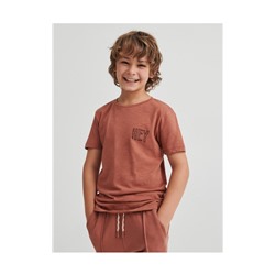 T-Shirt aus Baumwolle mit Schriftzügen
