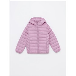 LIGHTWEIGHT HOODED PUFFER JACKET