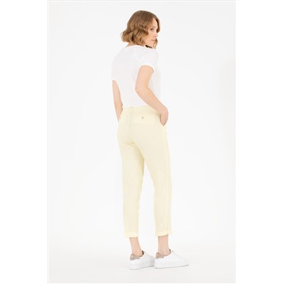 Kadın Neon Sarı Pantolon