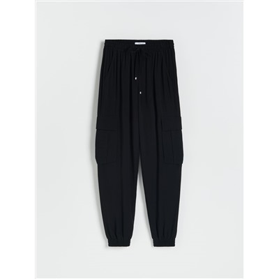 Viscose rich joggers