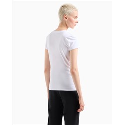 Slim fit T-shirt in stretch cotton jersey