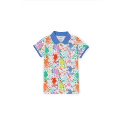 U.S. Polo Assn., ERKEK ÇOÇUK ÇİÇEKLİ T-SHİRTT
