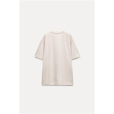 COTTON T-SHIRT WITH LABEL