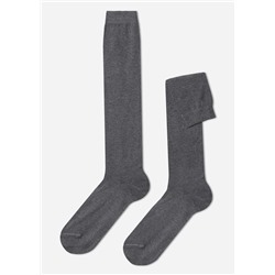 Lange Herrensocken aus Winterbaumwolle