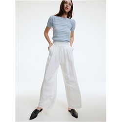 Bluse mit Lochstickerei
