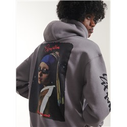 Hoodie mit künstlerischem Druck