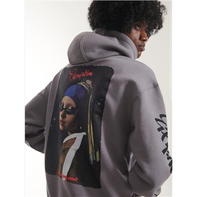 Hoodie mit künstlerischem Druck