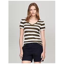 Stripe V-Neck Favorite T-Shirt