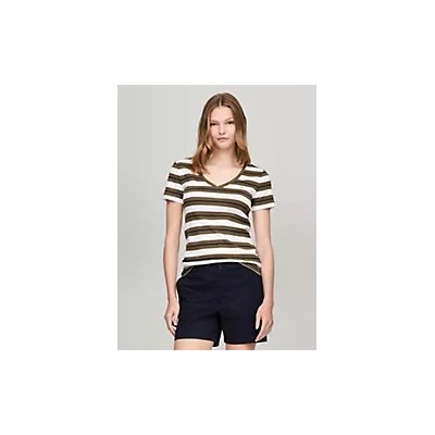 Stripe V-Neck Favorite T-Shirt