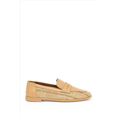 Kadın Bej Loafer