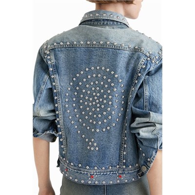Chaqueta vaquera tachuelas Johnson Hartig