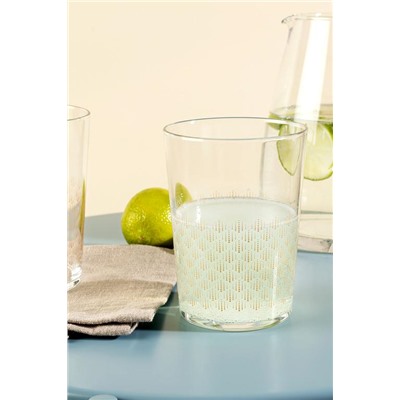 Golden Rain Pierretta 4 lü Meşrubat Bardağı Seti - 510 ml