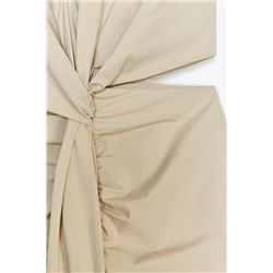 MIDI CUT-OUT KNOT DRESS