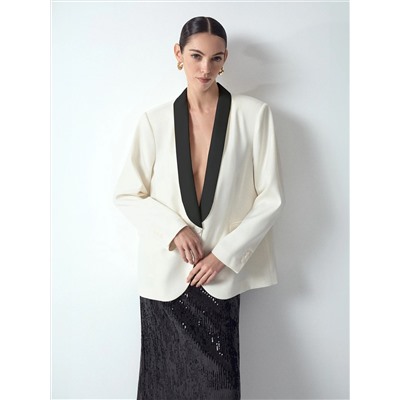 Однобортный жакет-смокинг, ML796/sossy