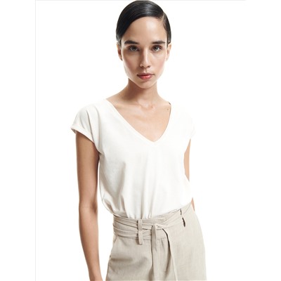 T-Shirt im Kimono-Stil