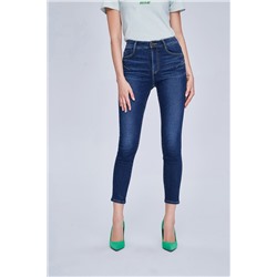 Vaquero slim fit 7/8 Azul