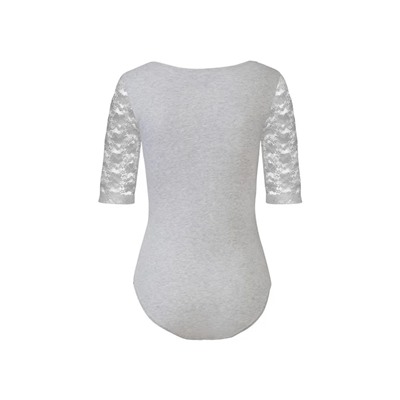 ESMARA® Bodies Damen, 2 Stück, mit Rundhalsausschnitt