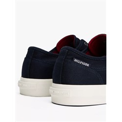 Embossed Logo Canvas Sneaker