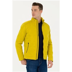 Erkek Neon Sarı Mont