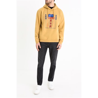 Sudadera con capucha - Amarillo