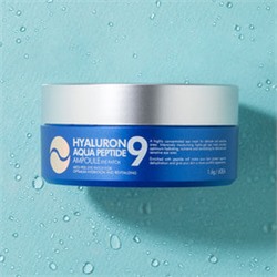 Hyaluron Aqua Peptide9 Ampoule Eye Patch, Увлажняющие и повышающие упругость патчи с морским комплексом