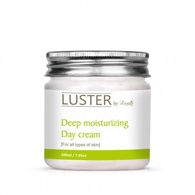 LUSTER Deep Moisturizing Day Massage Cream Глубокоувлажняющий дневной массажный крем для лица 200мл