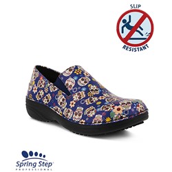 Spring Step Women's Professional Small Skulls Blue Ferrara Shoe